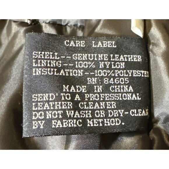 NRA Lifetime Member Suede Leather Jacket Large Black Burk's Bay True Patriot - Picture 13 of 15